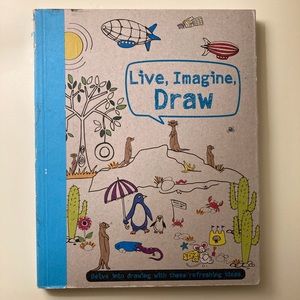 NEW Live, Imagine, Draw Journal Book